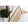 Interliving Kleiderschrank Serie 1205 – Bettgestell Eiche Bianco & Schiefer – Liegefläche ca. 180 x 200 cm