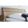 Interliving Kleiderschrank Serie 1205 – Bettgestell Eiche Bianco & Schiefer – Liegefläche ca. 180 x 200 cm
