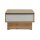 Interliving Kleiderschrank Serie 1205 – Nachtkonsolen-Set Champagner & Eiche Bianco – zweiteilig