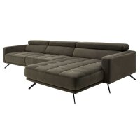 Interliving Sofa Serie 4303 – Ecksofa olivfarbene Wirkware Salsa - Stellfläche ca. 323 x 190 cm