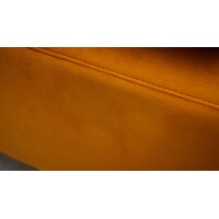 Interliving Sofa Serie 4303 – Dreisitzer curryfarbene Wirkware Salsa - Länge ca. 210 cm