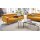 Interliving Sofa Serie 4303 – Dreisitzer curryfarbene Wirkware Salsa - Länge ca. 210 cm