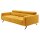 Interliving Sofa Serie 4303 – Dreisitzer curryfarbene Wirkware Salsa - Länge ca. 210 cm