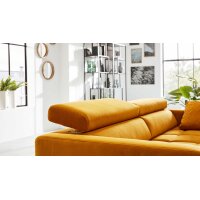 Interliving Sofa Serie 4303 – 2,5-Sitzer curryfarbene Wirkware Salsa - Länge ca. 182 cm