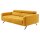 Interliving Sofa Serie 4303 – 2,5-Sitzer curryfarbene Wirkware Salsa - Länge ca. 182 cm