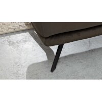 Interliving Sofa Serie 4303 – XXL-Hocker olivfarbene Wirkware Salsa - ca. 126 x 76 cm