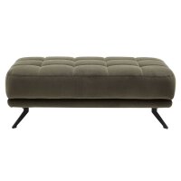 Interliving Sofa Serie 4303 – XXL-Hocker olivfarbene Wirkware Salsa - ca. 126 x 76 cm
