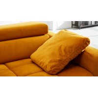 Interliving Sofa Serie 4303 – Armlehnkissen curryfarbene Wirkware Salsa - ca. 45 x 50 cm