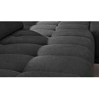 Interliving Sofa Serie 4250 – Ecksofa schwarzer Bezug Medea 7006 – Stellfläche ca. 215 x 285 cm