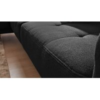 Interliving Sofa Serie 4250 – Ecksofa schwarzer Bezug Medea 7006 – Stellfläche ca. 215 x 285 cm