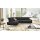 Interliving Sofa Serie 4250 – Ecksofa schwarzer Bezug Medea 7006 – Stellfläche ca. 215 x 285 cm
