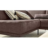 Interliving Sofa Serie 4250 – Ecksofa brauner Bezug Brisbane 9591 – Stellfläche ca. 215 x 285 cm