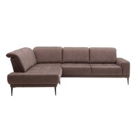 Interliving Sofa Serie 4250 – Ecksofa brauner Bezug Brisbane 9591 – Stellfläche ca. 215 x 285 cm