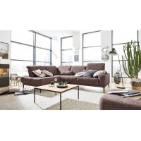 Interliving Sofa Serie 4250 – Ecksofa brauner Bezug Brisbane 9591 – Stellfläche ca. 215 x 285 cm