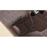 Interliving Sofa Serie 4250 – Ecksofa brauner Bezug Brisbane 9591 – Stellfläche ca. 215 x 285 cm