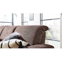 Interliving Sofa Serie 4250 – Ecksofa brauner Bezug Brisbane 9591 – Stellfläche ca. 215 x 285 cm