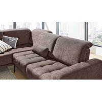 Interliving Sofa Serie 4250 – Ecksofa brauner Bezug Brisbane 9591 – Stellfläche ca. 215 x 285 cm