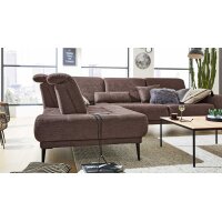 Interliving Sofa Serie 4250 – Ecksofa brauner Bezug Brisbane 9591 – Stellfläche ca. 215 x 285 cm