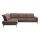 Interliving Sofa Serie 4250 – Ecksofa brauner Bezug Brisbane 9591 – Stellfläche ca. 215 x 285 cm