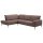 Interliving Sofa Serie 4250 – Ecksofa brauner Bezug Brisbane 9591 – Stellfläche ca. 215 x 285 cm