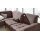 Interliving Sofa Serie 4250 – Ecksofa brauner Bezug Brisbane 9591 – Stellfläche ca. 215 x 285 cm