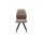 Interliving Esszimmer Serie 5102 – Polsterstuhl mit Drehfunktion sandfarbene Mikrofaser Atlantis 914 & schwarzes Eisen