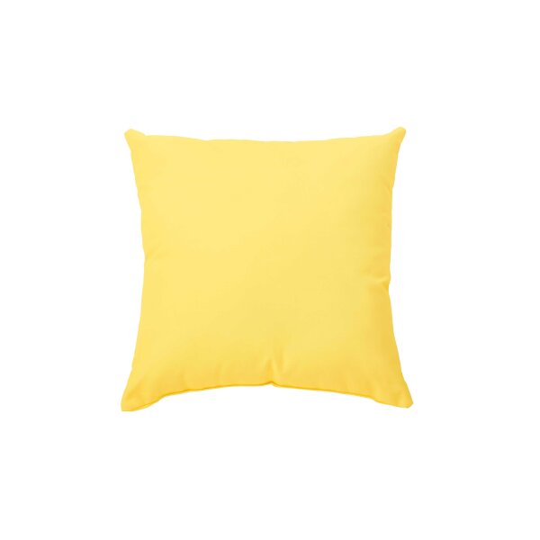 done.® Kissen Cushion Outside lemongelber Olefinbezug – ca. 45 x 45 cm