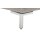 Interliving Sofa Serie 4251 – Polsterhocker hellgraues Flachgewebe Sneak 149 & silberfarbene Metallfüße – ca. 95 x 65 cm