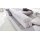 Interliving Sofa Serie 4251 – Ecksofa stahlfarbenes Flachgewebe Sneak 149 & silberfarbene Metallfüße – Stellfläche ca. 300 x 225 cm