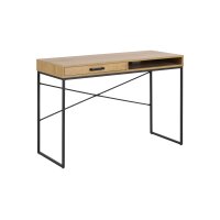 Schreibtisch Seaford im Industrielook bzw. PC-Tisch Wildeiche & Schwarz – ca. 110 x 45 cm