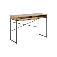 Schreibtisch Seaford im Industrielook bzw. PC-Tisch Wildeiche & Schwarz – ca. 110 x 45 cm