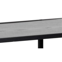 Regal Seaford im Industrielook bzw. Bücherregal schwarze Esche – ca. 77 x 114 cm