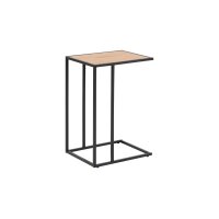 Laptop-Tisch Seaford im Industrielook bzw. Beistelltisch Wildeiche & Schwarz – ca. 43 x 35 cm