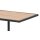 Laptop-Tisch Seaford im Industrielook bzw. Beistelltisch Wildeiche & Schwarz – ca. 43 x 35 cm
