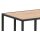 Laptop-Tisch Seaford im Industrielook bzw. Beistelltisch Wildeiche & Schwarz – ca. 43 x 35 cm