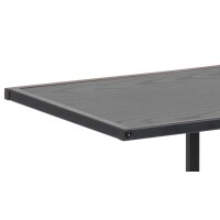 Laptop-Tisch Seaford im Industrielook bzw. Beistelltisch schwarze Esche – ca. 43 x 35 cm