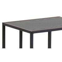 Laptop-Tisch Seaford im Industrielook bzw. Beistelltisch schwarze Esche – ca. 43 x 35 cm