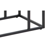 Laptop-Tisch Seaford im Industrielook bzw. Beistelltisch schwarze Esche – ca. 43 x 35 cm