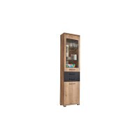 Interliving Jugendzimmer Serie 1701 - Vitrine Riss-Eiche...