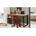 Interliving Jugendzimmer Serie 1701 - Schreibtisch Riss-Eiche & Schiefer anthrazit - ca. 150 x 65 cm