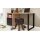 Interliving Jugendzimmer Serie 1701 - Schreibtisch Riss-Eiche & Schiefer anthrazit - ca. 150 x 65 cm