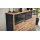 Interliving Esszimmer Serie 5604 - Sideboard Anthrazit & Eiche rustico- drei Türen, zwei Schubladen