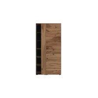 Interliving Esszimmer Serie 5604 - Vitrine Eiche rustico - drei Türen, zwei Schubladen