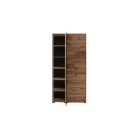 Interliving Esszimmer Serie 5604 - Vitrine Eiche rustico - drei Türen, zwei Schubladen