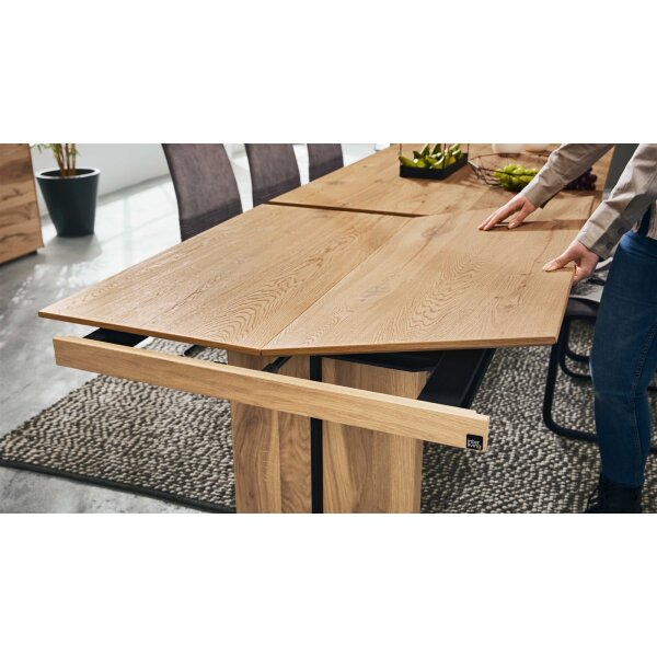Interliving Esszimmer Serie 5604 - Frontauszug Eiche rustico - ca. 100 x 100 cm