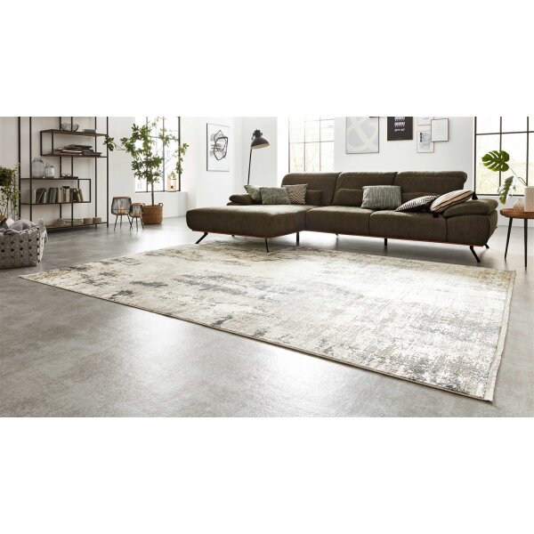 Interliving Teppich Serie L-8600 Grau-Creme 912 – ca. 160 x 230 cm