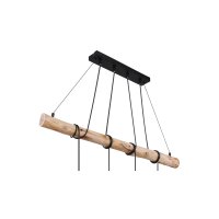 GLOBO Hängelampe Auston Holz & Metall –...