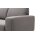 SOFAkultur Programm SK 239 - Ecksofa fangofarbener Bezug Crown & Chromfüße – Stellfläche ca. 202 x 259 cm