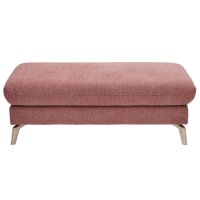 Interliving Sofa Serie 4400 - XXL-Hocker pastellvioletter Bezug GCP 8 - ca. 128 x 67 cm