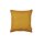done.® Kissenhülle Cushion Uni goldfarbener Panamabezug - ca. 45 x 45 cm